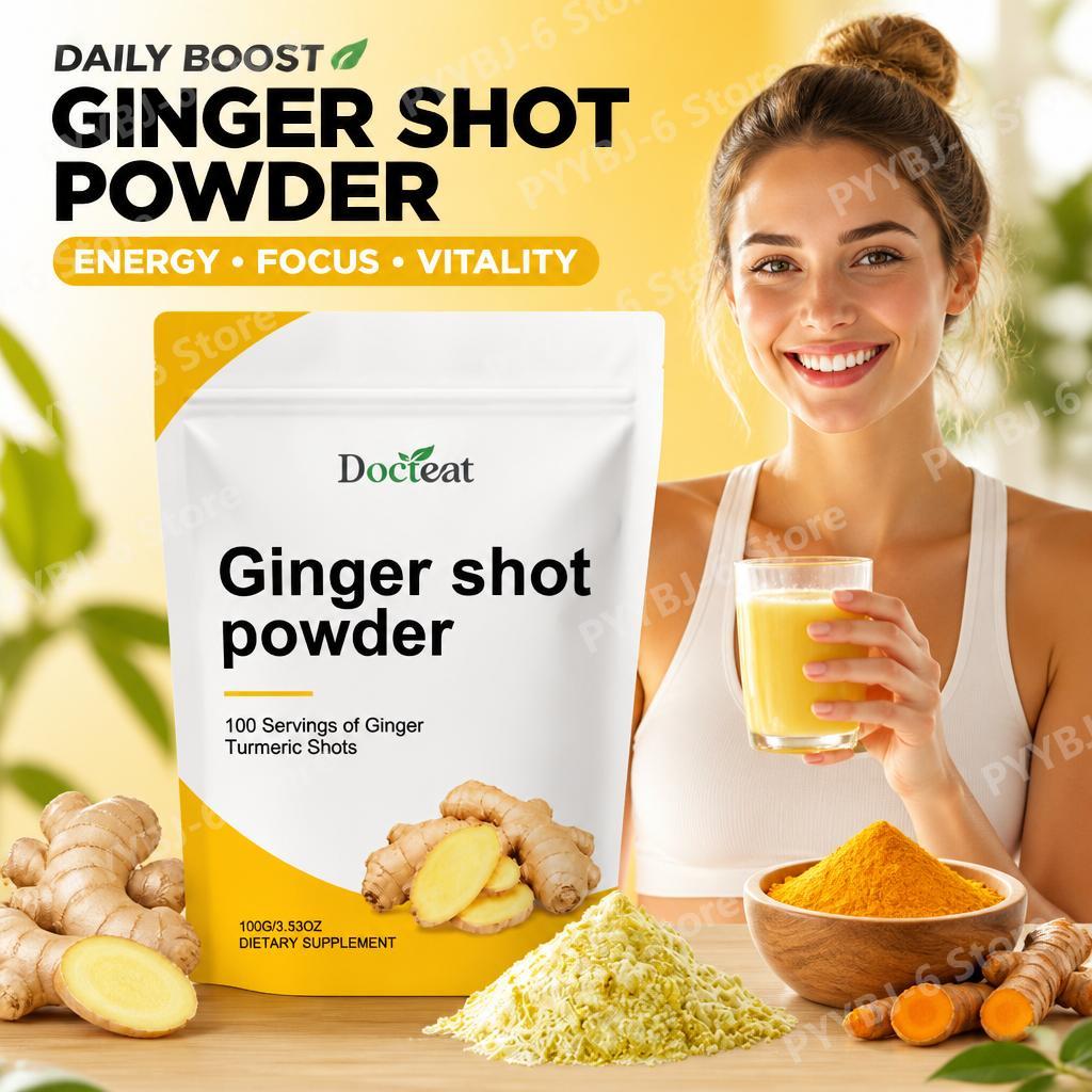 Ginger Tea - Docteat Ginger Shot Powder VitaminC B6B12