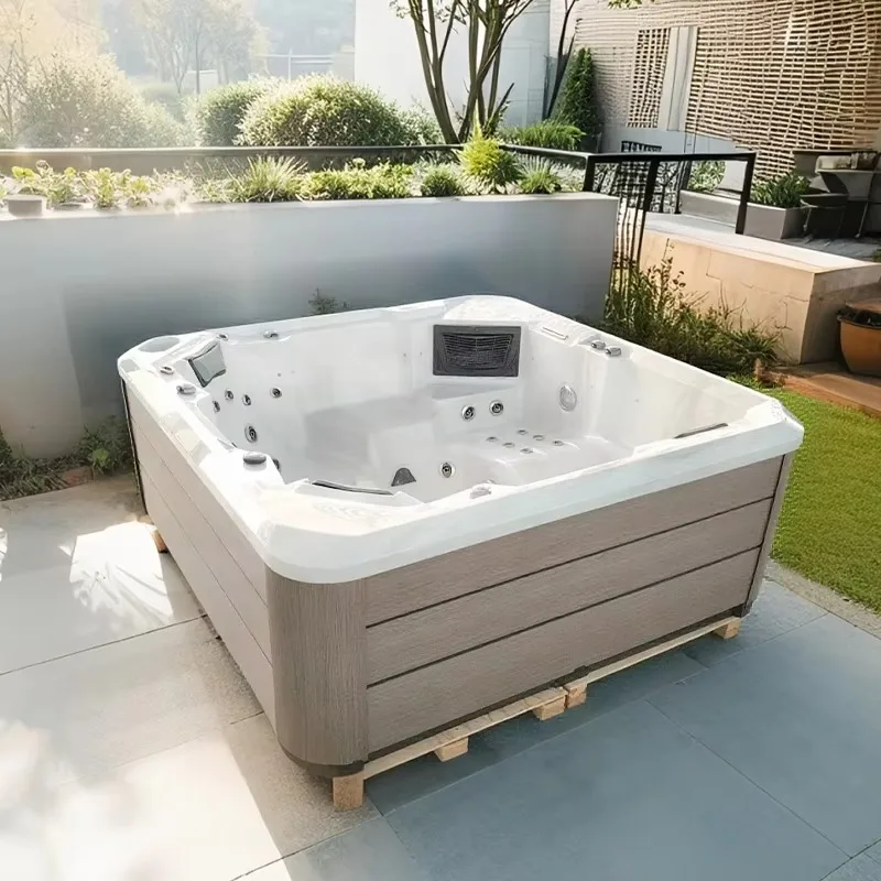 Review Wellness - 5 Person Popular Outdoor Acrylic Hot