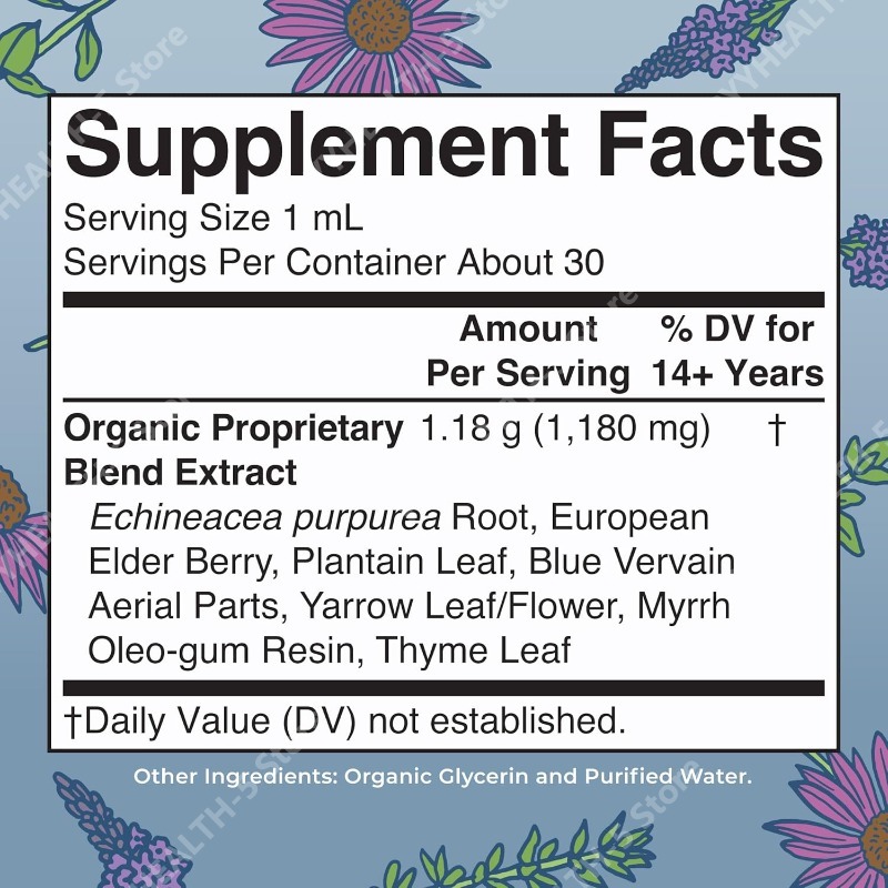 Lymphatic Support Drops Organi - Echinacea review and price