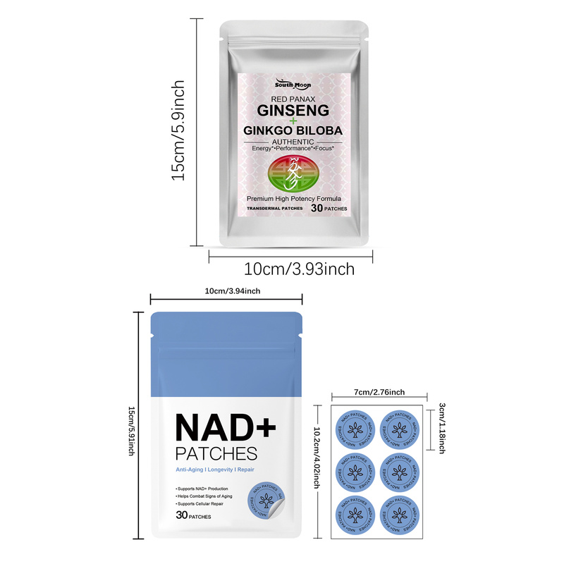 60pcs Combo NAD+ & Red Panax G - Ginger Tea review and price