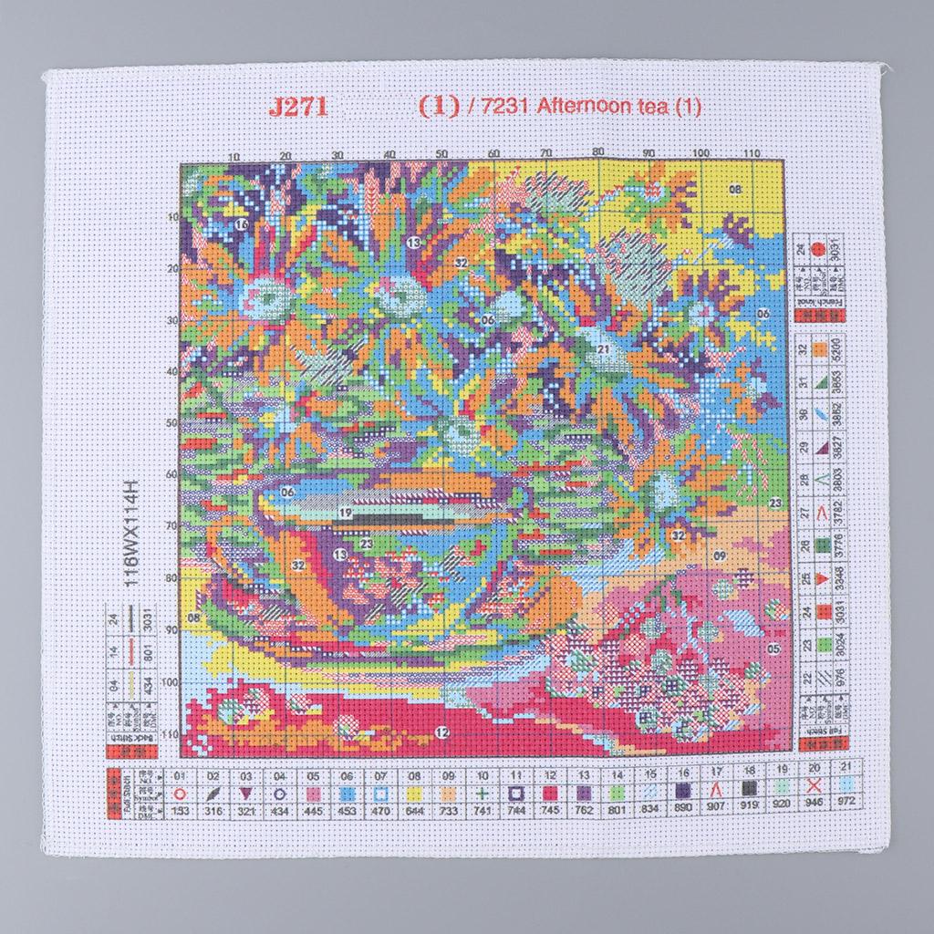 Cross Stitch Printed Canvas Ch - Chamomile Tea review and price