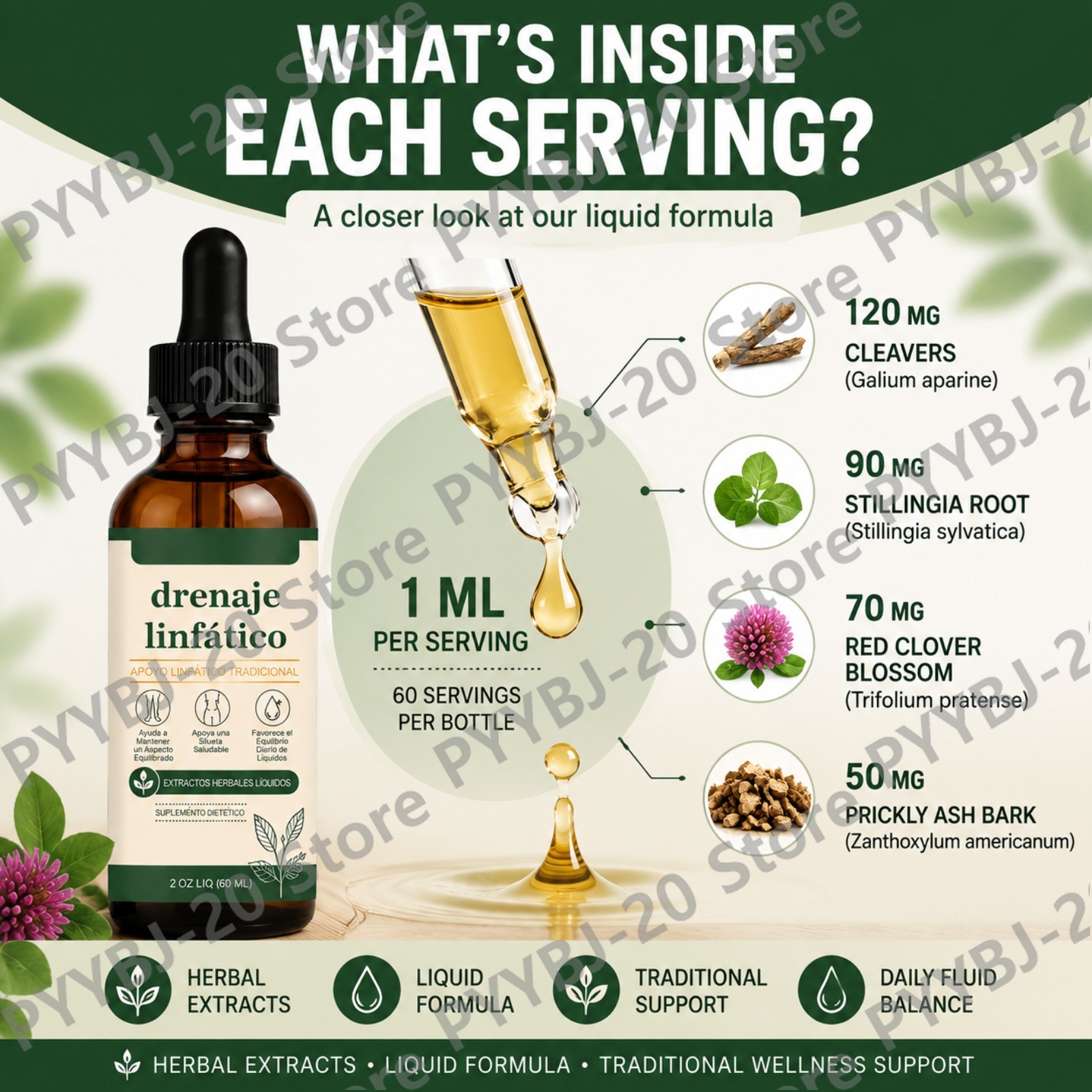 Herbal Lymphatic Support Liqui - Herbal Supplement review and price