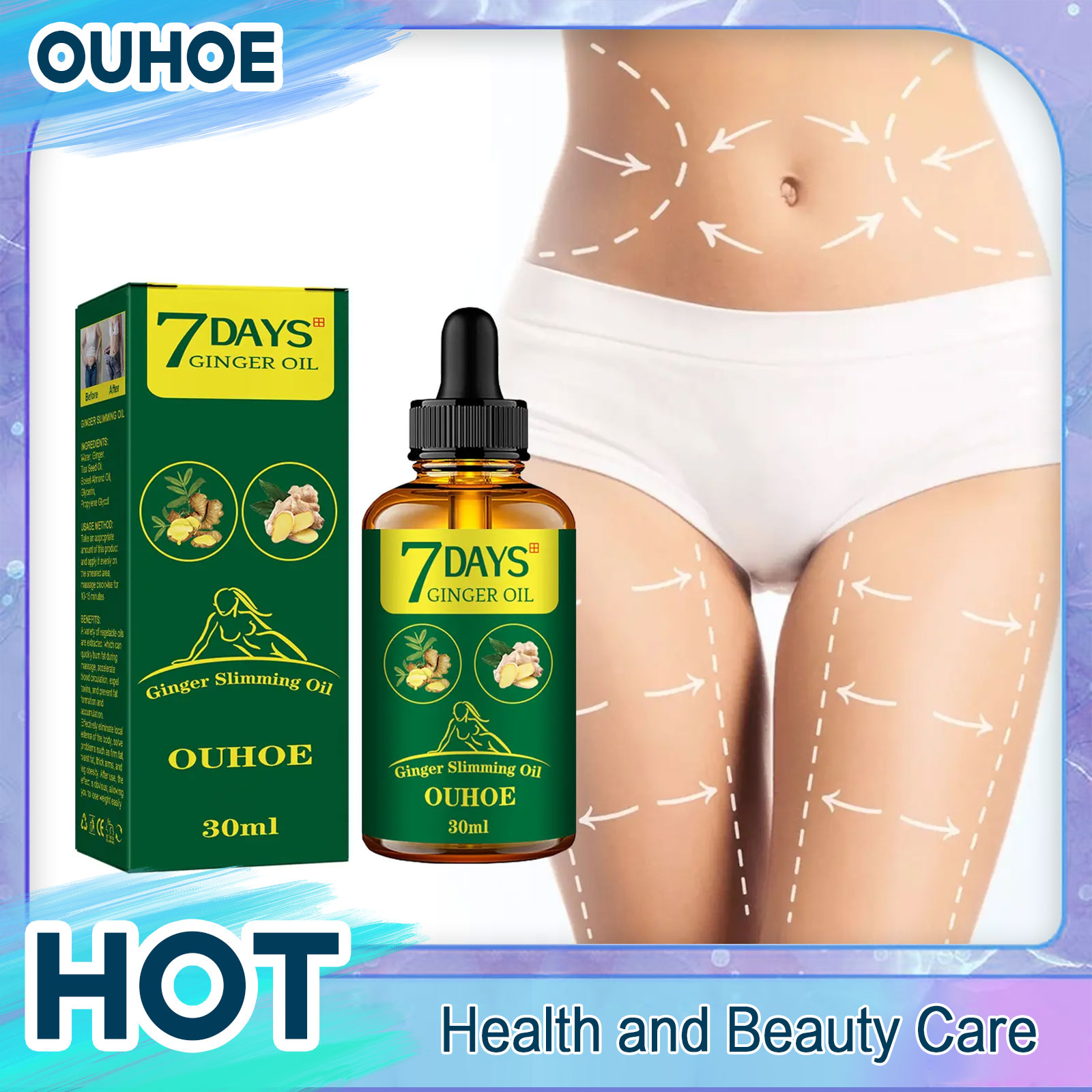 Ginger Slimming Oil Fast Burni - Ginger Tea review and price
