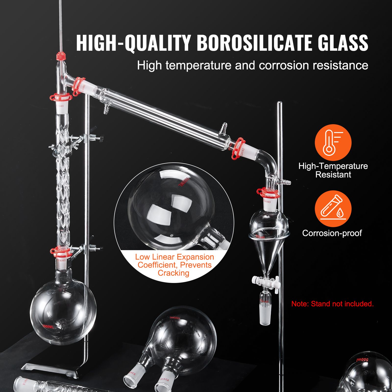 Lab Distillation Kit, 3.3 Boro - Essential Oils review and price