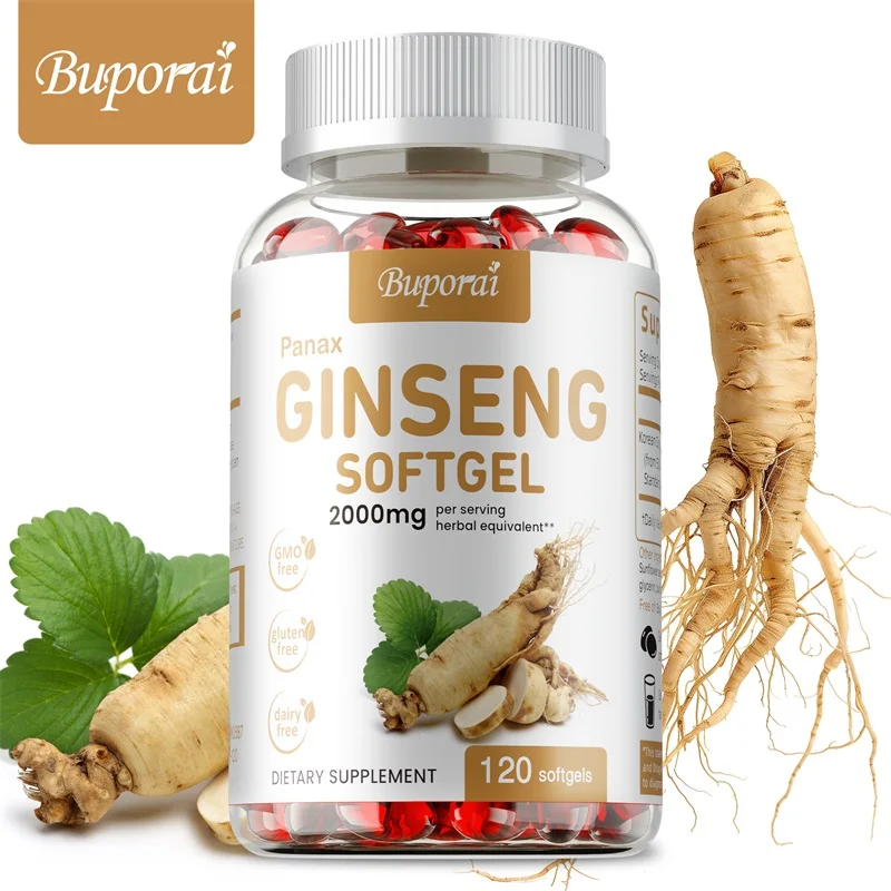 Red Panax Ginseng Capsules - f - Ginger Tea review and price