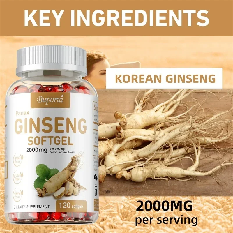 Red Panax Ginseng Capsules - f - Ginger Tea review and price