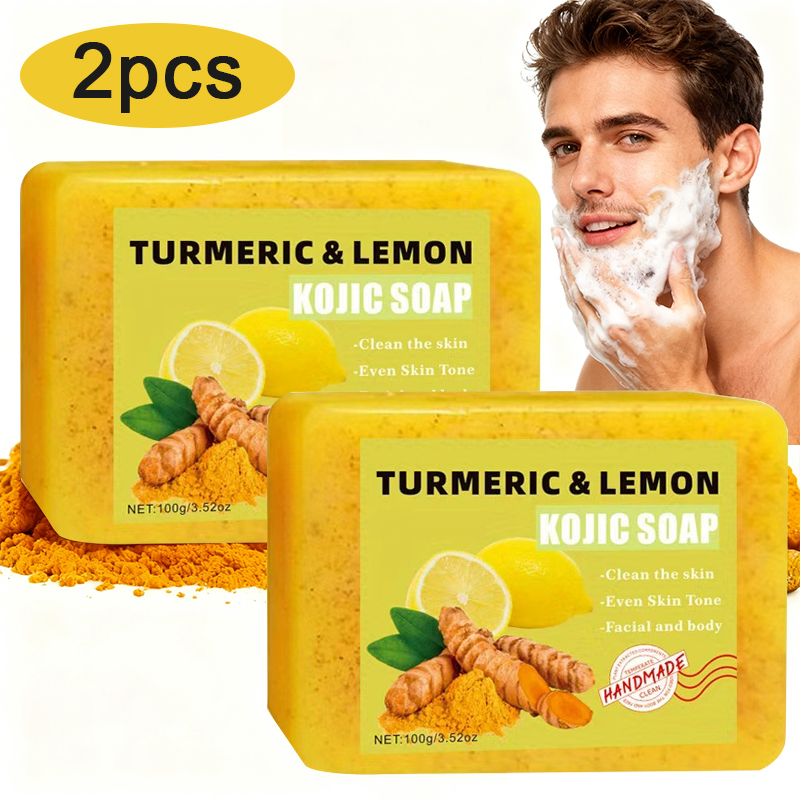 2PCS Turmeric Citric Acid Soap - Turmeric review and price